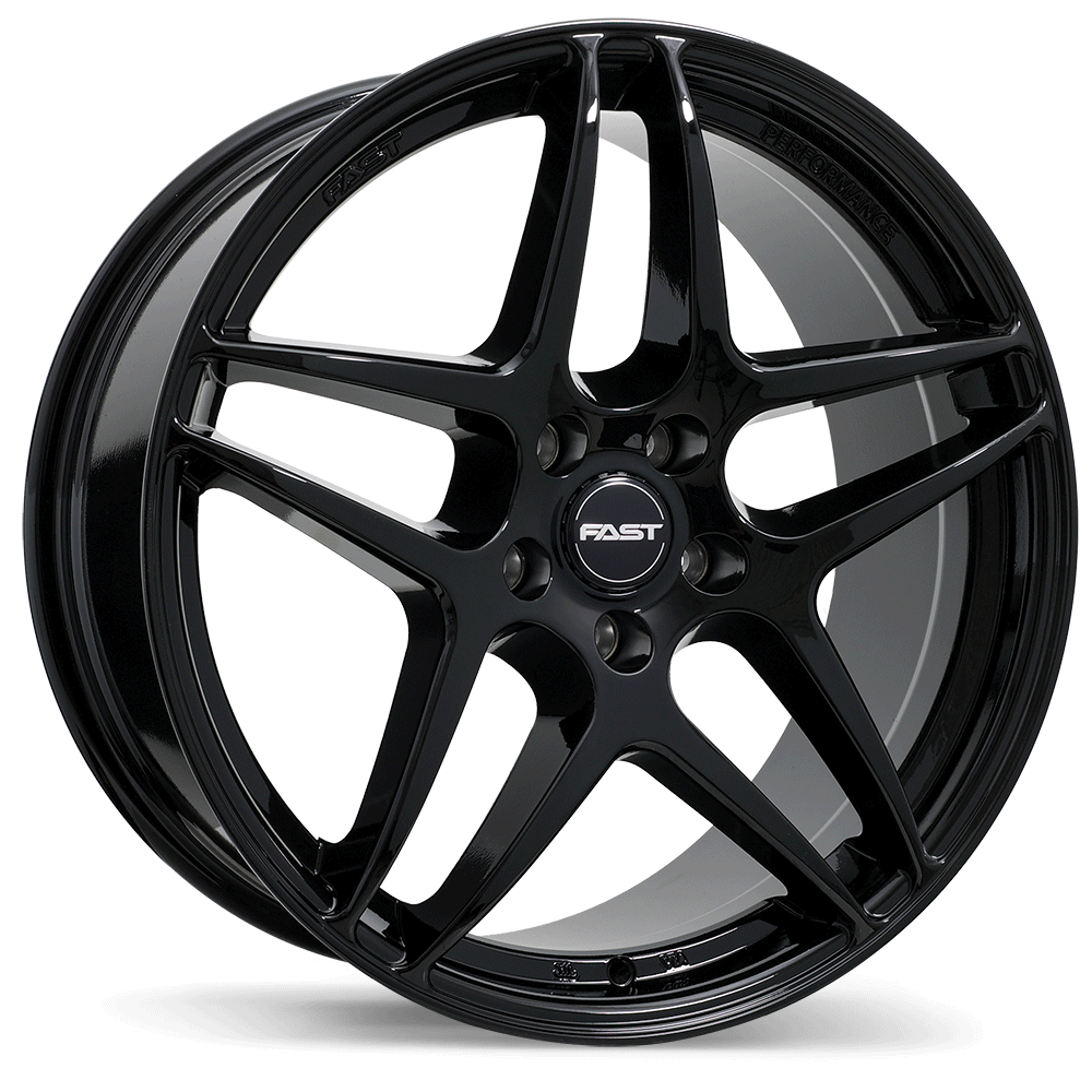 Fast Wheels Boost 18x8.0 5x114.3mm +45 72.6mm Gloss Black (60° ET Seats)