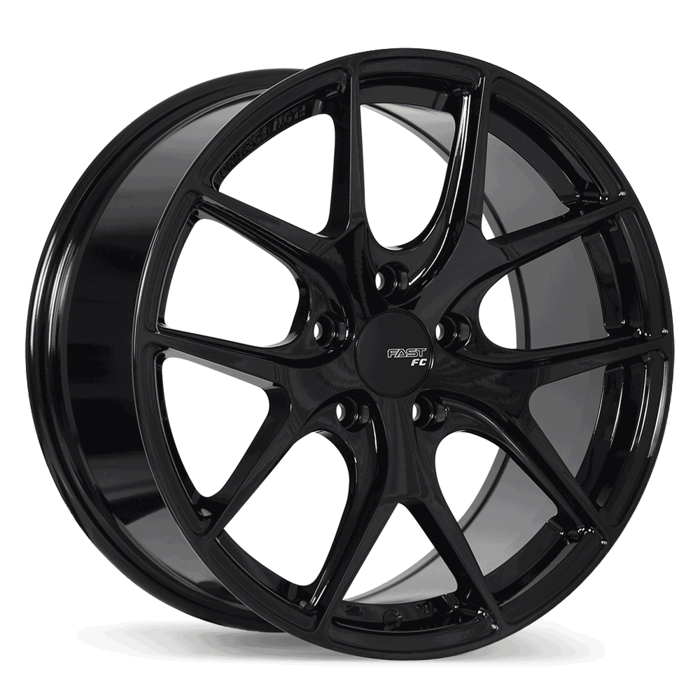 Fast Wheels FC04 20x8.5 5x108mm +45 72.6mm Metallic Black