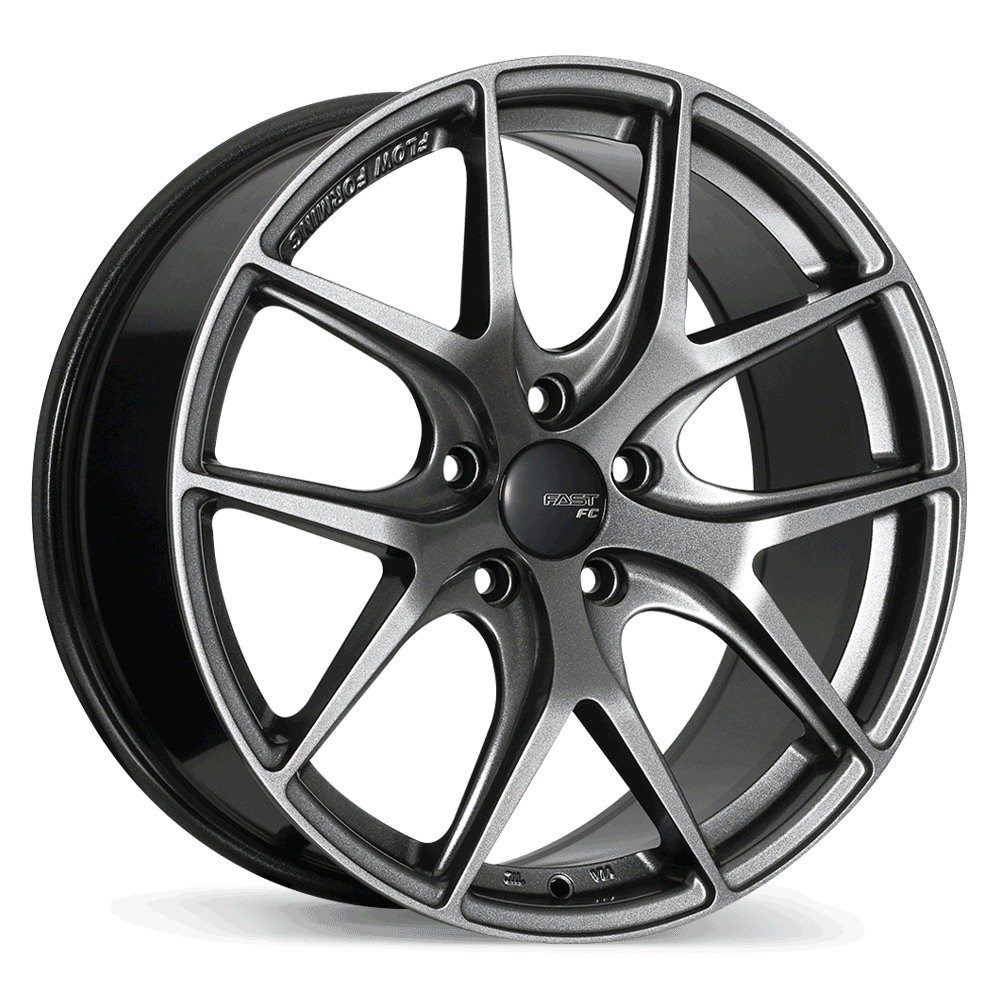 Fast Wheels FC04 20x8.5 5x108mm +45 72.6mm Titanium