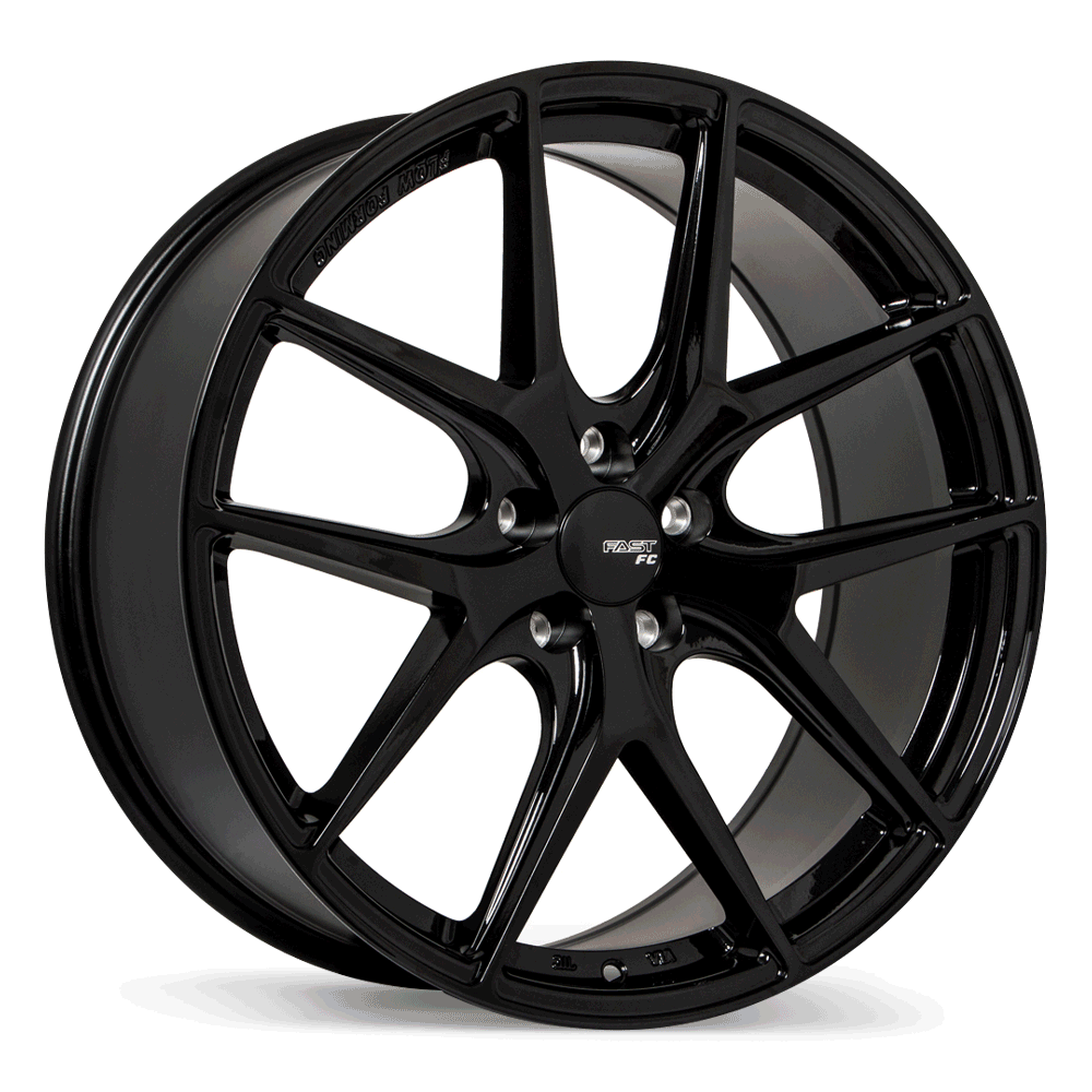 Fast Wheels FC04 19x8.5 5x114.3mm +45 72.6mm Metallic Black (60° ET Seats)