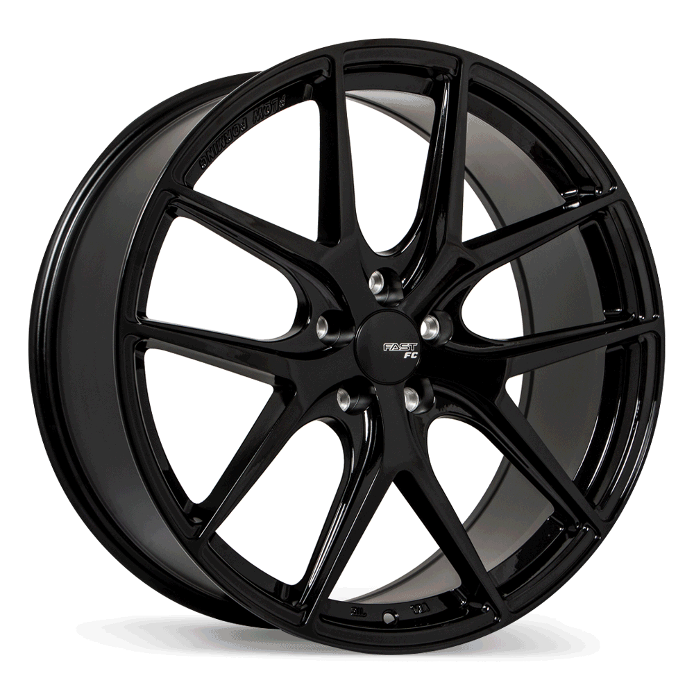 Fast Wheels FC04 17x8.0 5x114.3mm +45 72.6mm Metallic Black (60° ET Seats)