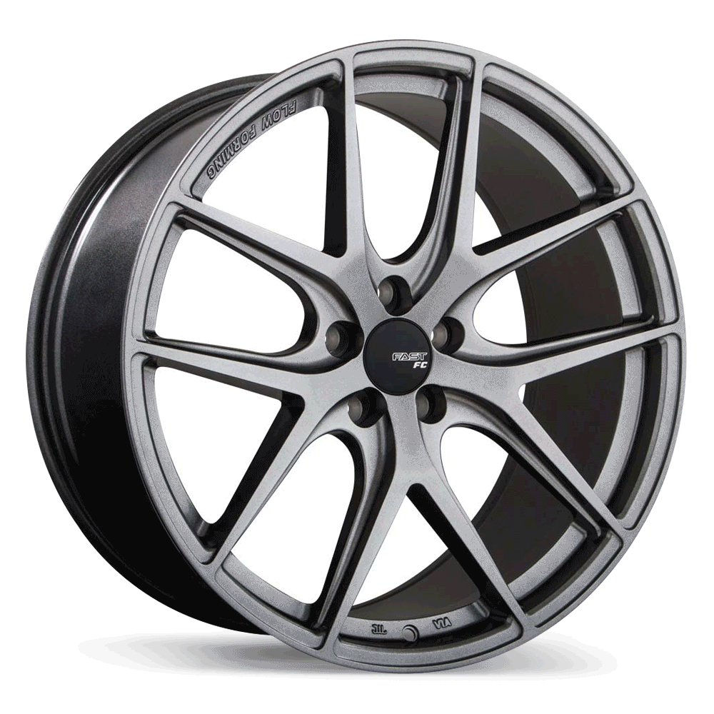 Fast Wheels FC04 19x8.5 5x114.3mm +45 72.6mm Titanium (60° ET Seats)