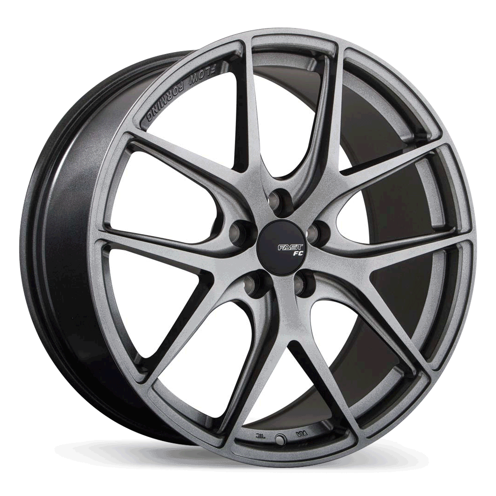 Fast Wheels FC04 17x8.0 5x114.3mm +35 72.6mm Titanium (60° ET Seats)