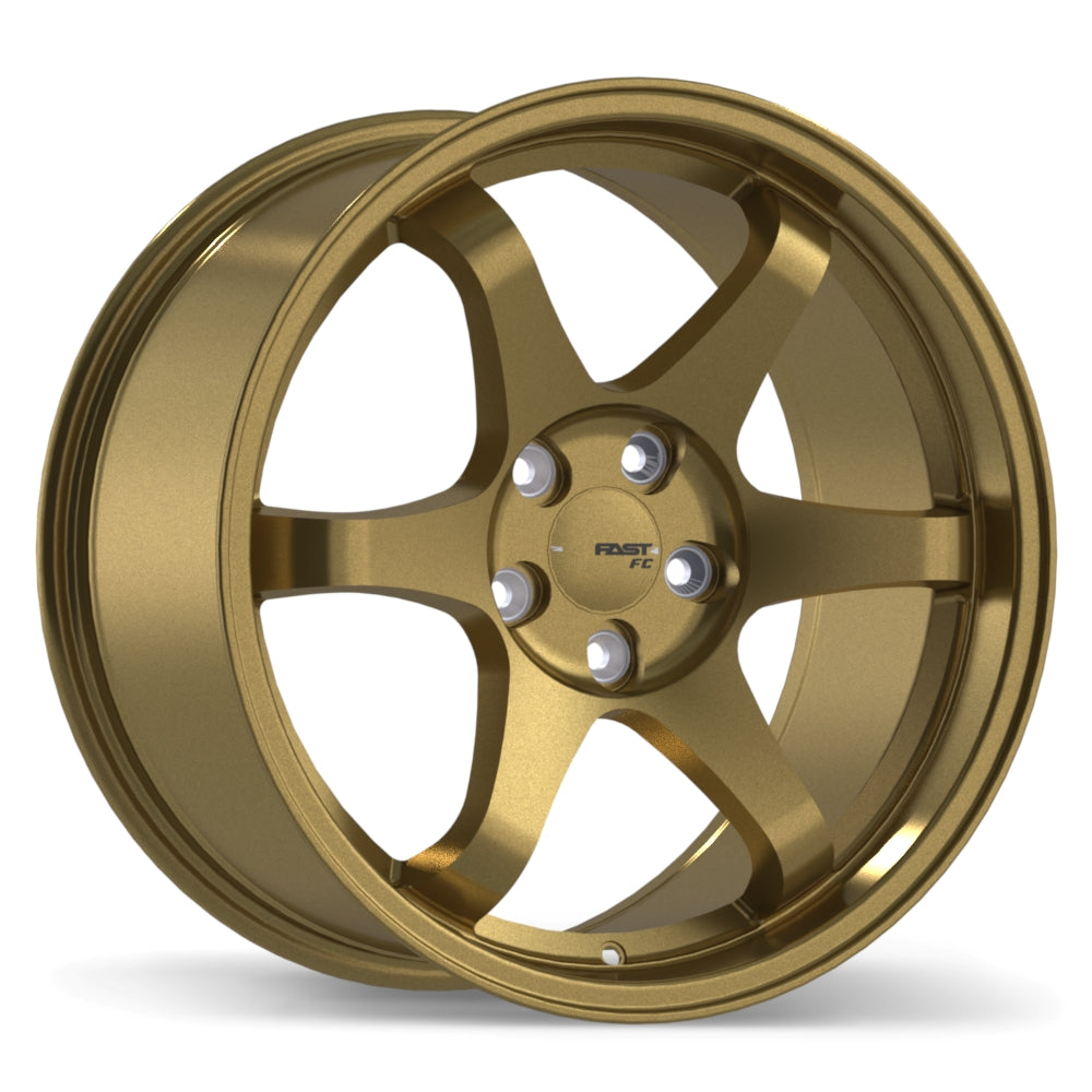 Fast Wheels FC09 18x9.0 5x114.3mm +30 72.6mm Satin Gold