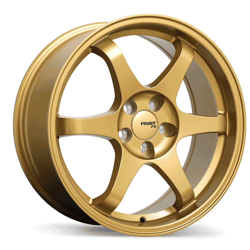 Fast Wheels FC09 18x8.0 5x114.3mm +35 72.6mm Satin Gold