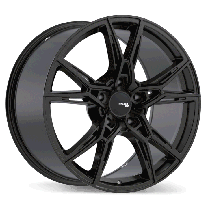 Fast Wheels FC10 19x10.5 5x114.3mm +25 63.4mm Gloss Black Anthracite ...