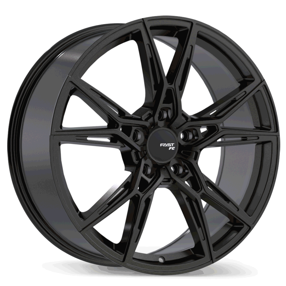 Fast Wheels FC10 20x9.5 5x120.65mm +45 70.3mm Gloss Black Anthracite
