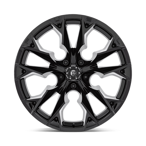 CARBURANT TOUT-TERRAIN D803 FLAME 22X12 5X127 -44 71,5 NOIR BRILLANT FRAISÉ