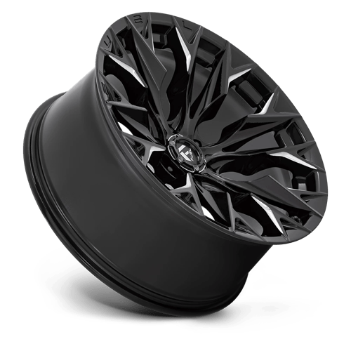 CARBURANT TOUT-TERRAIN D803 FLAME 22X10 6X135 -18 87.1 NOIR BRILLANT FRAISÉ
