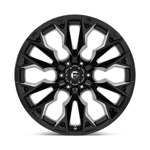 CARBURANT TOUT-TERRAIN D803 FLAME 22X12 6X135 -44 87.1 NOIR BRILLANT FRAISÉ