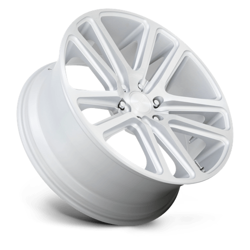 Dub 1pc S257 Flex 24x10 6x139.7 30 78.1 Gloss Silver Brushed Face