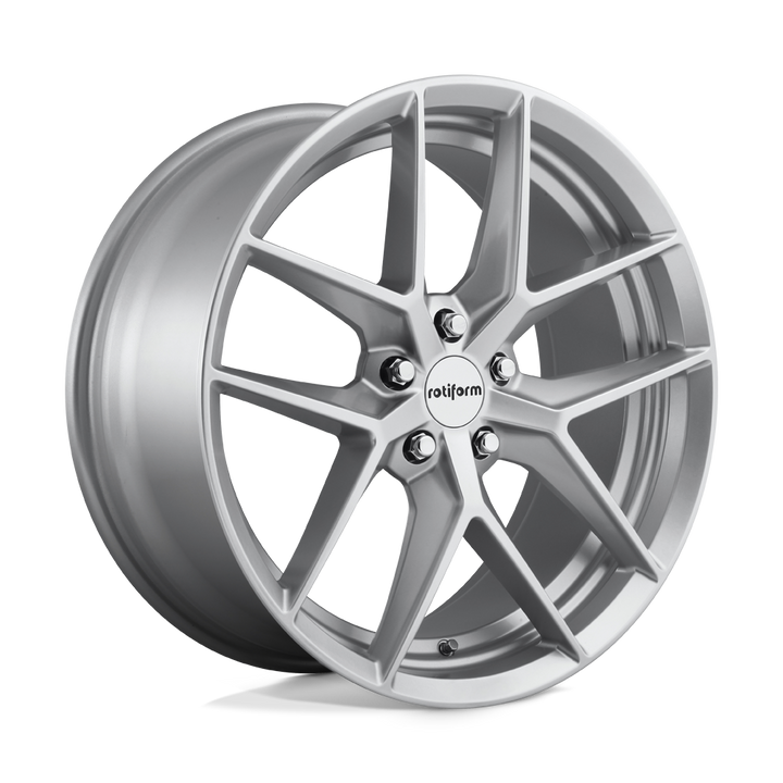 Rotiform 1pc R133 Flg 18x8.5 5x108 45 63.36 Gloss Silver