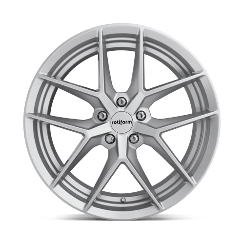 Rotiform 1pc R133 Flg 18x8.5 5x108 45 63.36 Gloss Silver