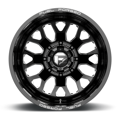 FUEL OFF-ROAD DE19 FF19D 22X8.5 8X200 -202 142 GLOSS BLACK MILLED