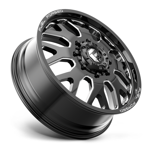 CARBURANT TOUT-TERRAIN DE19 FF19D 22X12 10X170 -50 125.1 NOIR BRILLANT FRAISÉ