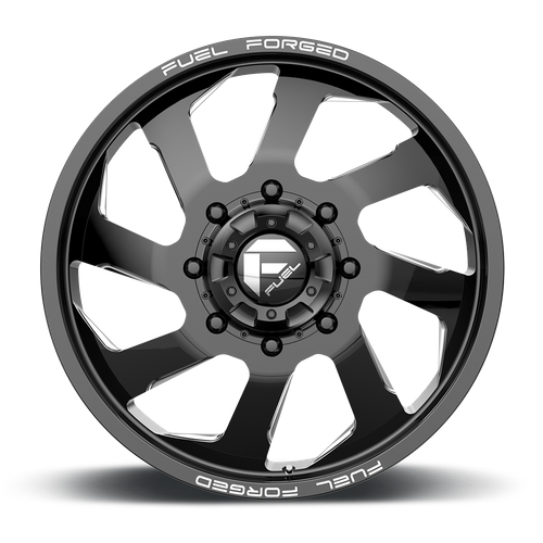 Fuel Mono Dd39 Ff39d 22x8.25 8x200 105 142 Gloss Black Milled