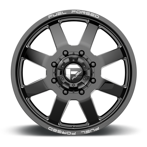 CARBURANT TOUT-TERRAIN DE09 FF09D 24X8.25 10X225 -225 170.1 NOIR MAT FRAISÉ