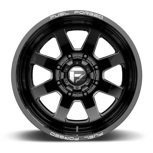 FUEL OFF-ROAD DE09 FF09D 22X8.5 8X200 -202 142 MATTE BLACK MILLED