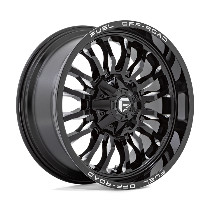 CARBURANT TOUT-TERRAIN D795 ARC 20X9 5X114.3 / 5X127 1 78.1 NOIR BRILLANT FRAISÉ