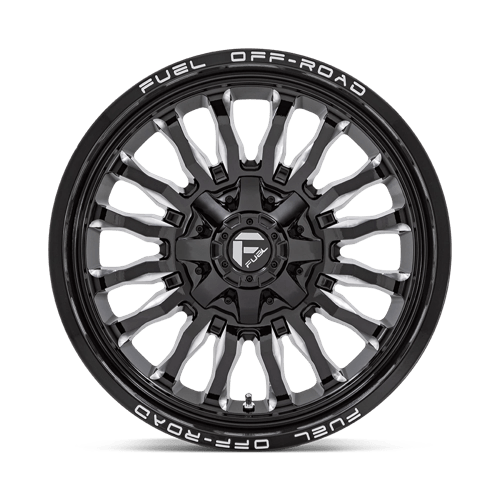 CARBURANT TOUT-TERRAIN D795 ARC 22X12 6X135 / 6X139.7 -44 106.1 NOIR BRILLANT FRAISÉ