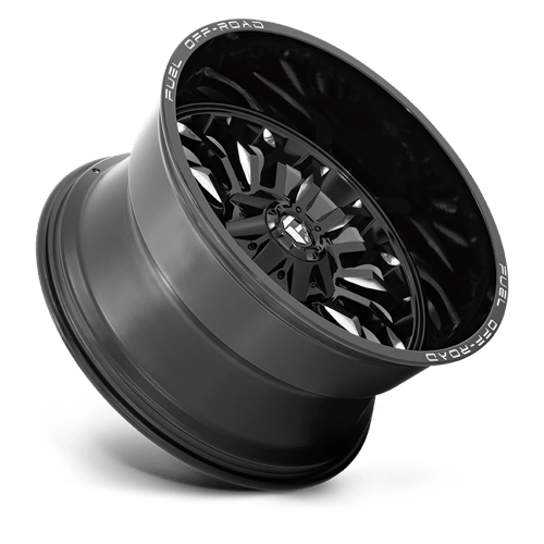 CARBURANT TOUT-TERRAIN D795 ARC 22X12 5X139.7 / 5X150 -44 110.1 NOIR BRILLANT FRAISÉ