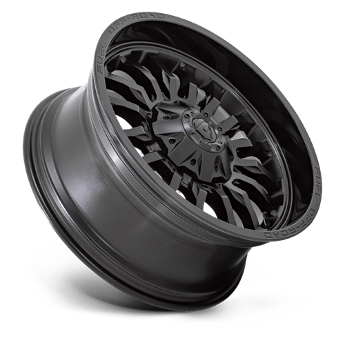 CARBURANT TOUT-TERRAIN D796 ARC 20X9 6X135 / 6X139.7 1 106.1 NOIR MAT AVEC LÈVRE NOIR BRILLANT