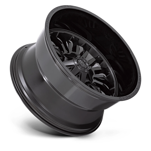CARBURANT TOUT-TERRAIN D796 ARC 22X12 6X135 / 6X139.7 -44 106.1 NOIR MAT AVEC LÈVRE NOIR BRILLANT