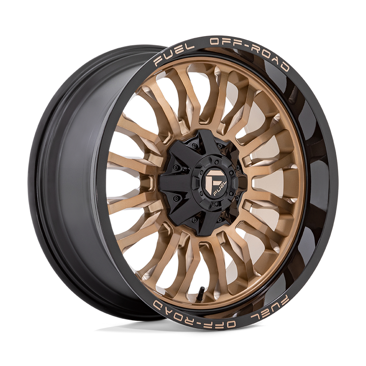 CARBURANT TOUT-TERRAIN D797 ARC 20X9 6X114.3 / 6X139.7 1 78.1 BRONZE PLATINE AVEC LÈVRE NOIRE