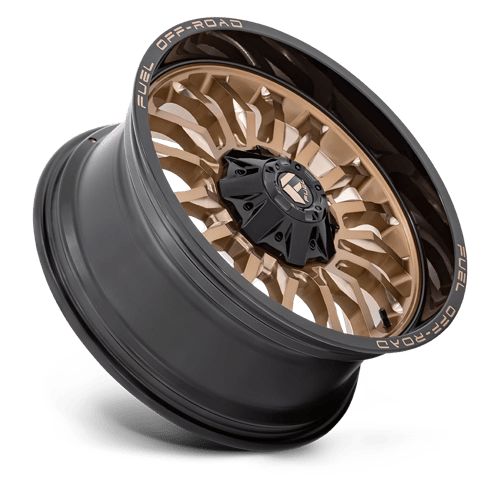 CARBURANT TOUT-TERRAIN D797 ARC 20X9 5X127 / 5X139.7 1 87.1 BRONZE PLATINE AVEC LÈVRE NOIRE