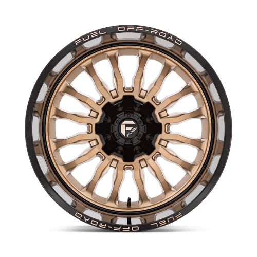 CARBURANT TOUT-TERRAIN D797 ARC 22X12 5X114.3 / 5X127 -44 78.1 BRONZE PLATINE AVEC LÈVRE NOIRE
