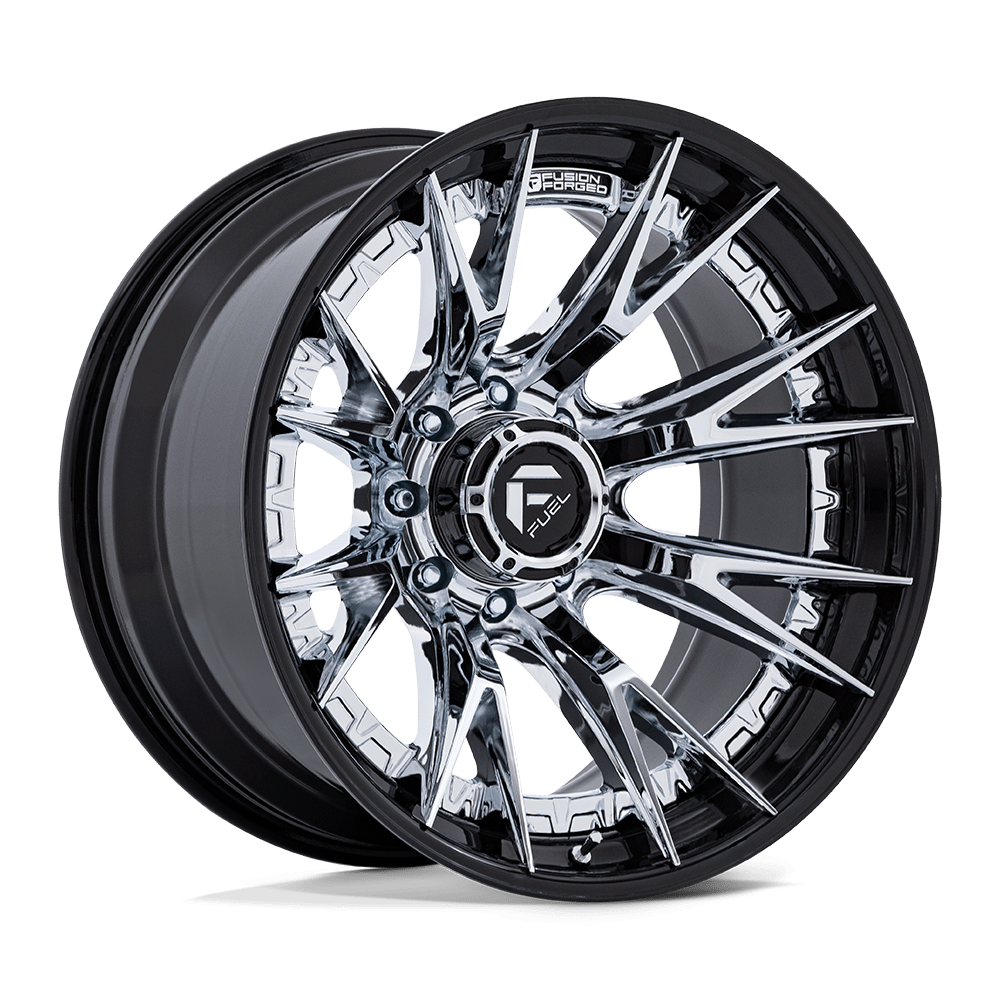 Fuel Off-Road Fc402 Catalyst 24x12 8x165.1 -44 125.1 Chrome Gloss Black Lip