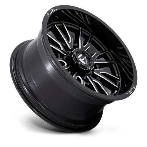 Carburant Off-Road D761 Clash 20x10 8x180 -18 124.2 Noir Brillant Fraisé