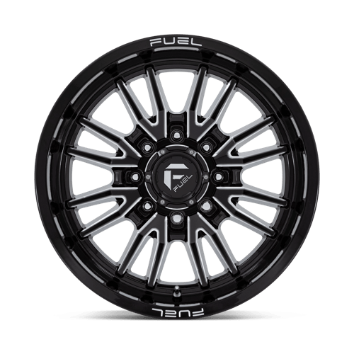 Carburant Off-Road D761 Clash 20x10 8x170 -18 125.1 Noir Brillant Fraisé