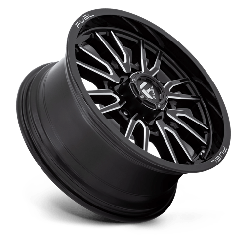 Carburant Off-Road D761 Clash 20x9 8x180 20 124.2 Noir Brillant Fraisé