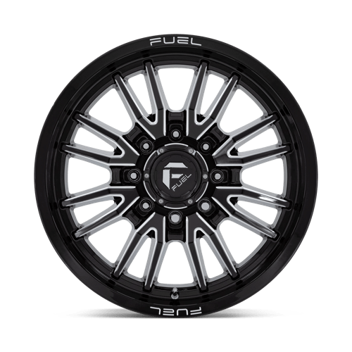 Carburant Off-Road D761 Clash 20x9 8x180 20 124.2 Noir Brillant Fraisé