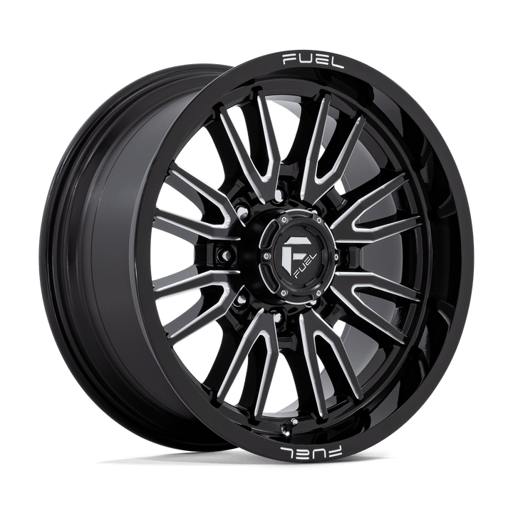 Carburant Off-Road D761 Clash 20x9 8x170 1 125.1 Noir Brillant Fraisé