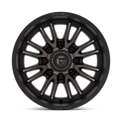 Fuel Off-Road D762 Clash 20x10 8x180 -18 124.2 Noir Mat Double Teinte Foncé