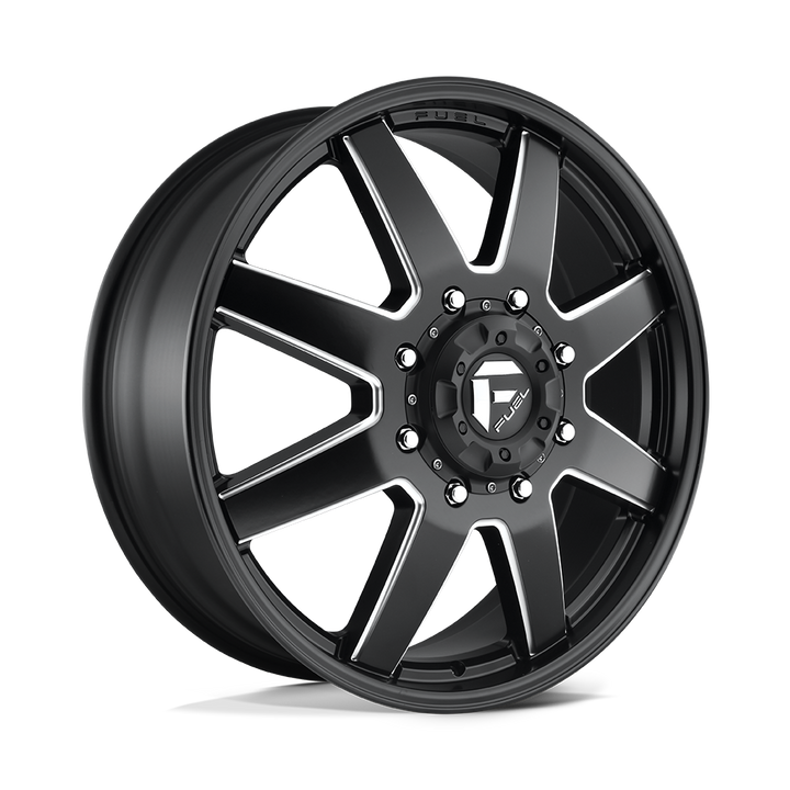 CARBURANT TOUT-TERRAIN D538 MAVERICK 24X8.25 8X165.1 105 121.5 NOIR MAT FRAISÉ