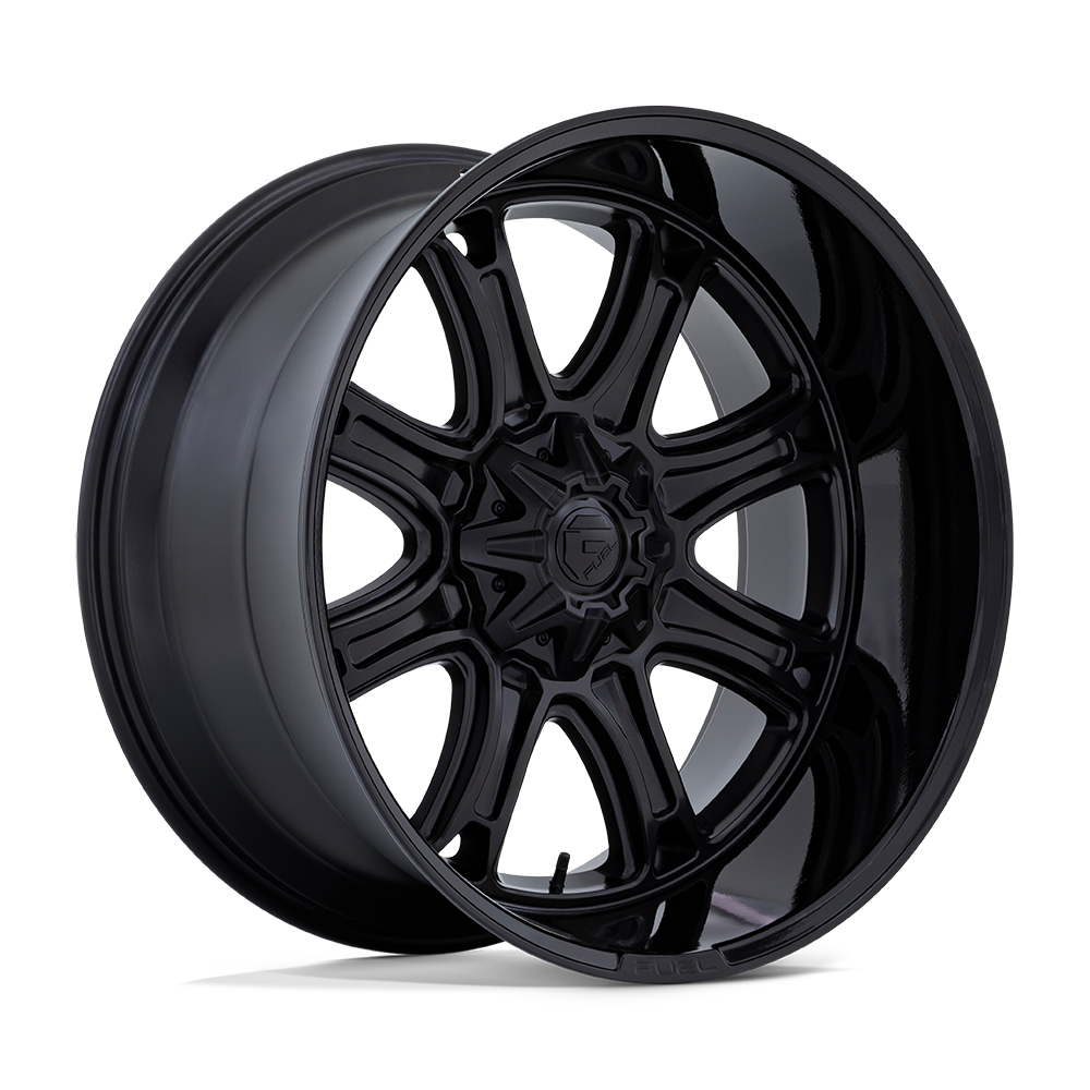 Carburant Off-Road Darkstar 20x9 6x135 / 6x139.7 1 106.1 Noir mat avec lèvre noir brillant