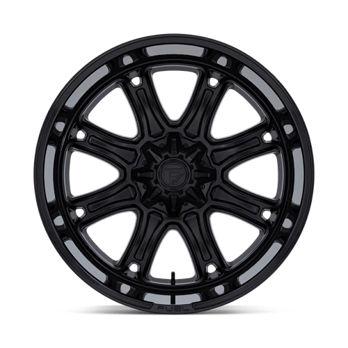 Fuel Off-Road Darkstar 20x10 8x170 -18 125.1 Matte Black With Gloss Black Lip
