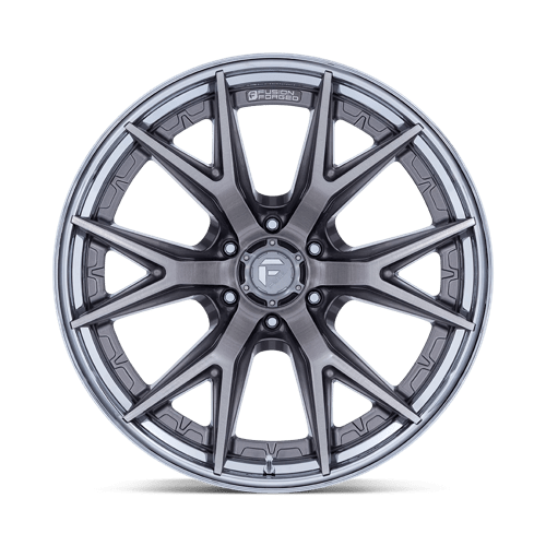 Fuel 1PC Fc402 Catalyst 20x10 6x135 -18 87.1 Platinum With Chrome Lip
