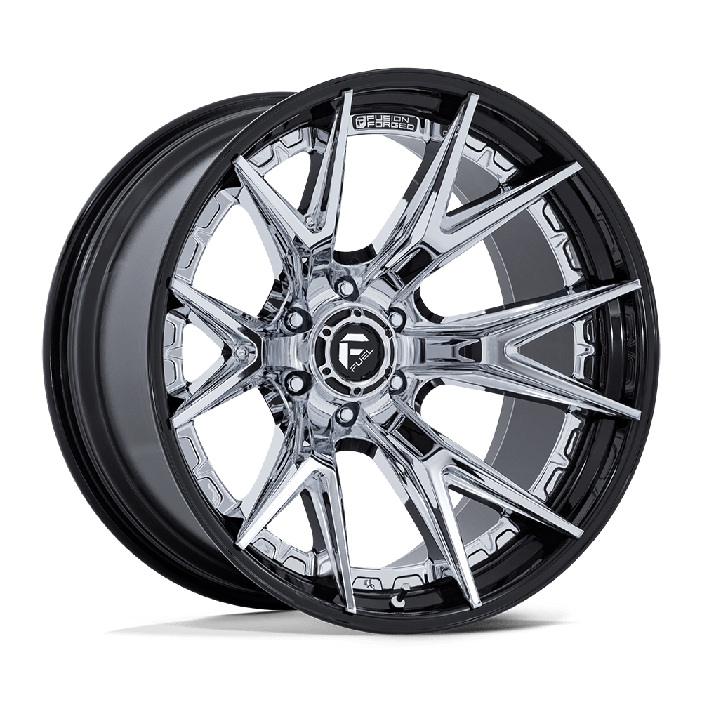 Fuel Off-Road Fc402 Catalyst 17x9 6x135 1 87.1 Chrome Gloss Black Lip