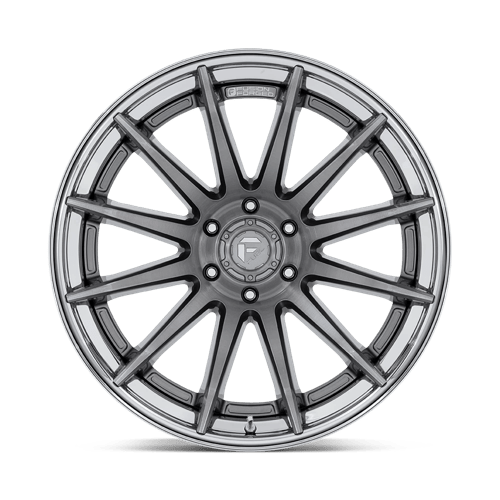 Fuel 1PC Fc403 Burn 22x12 5x127 -44 71.5 Platinum With Chrome Lip