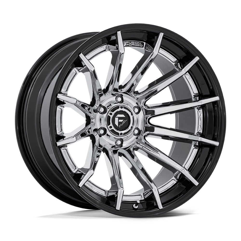 Fuel Off-Road Fc403 Burn 20x9 6x139.7 1 106.1 Chrome Gloss Black Lip