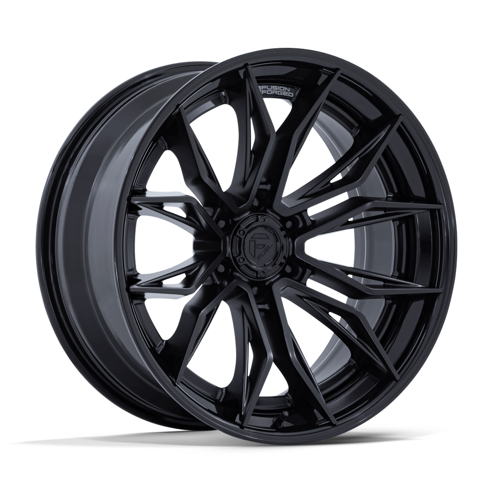 Fuel Off-Road Fc404 Mutiny 20x10 6x139.7 -18 106.1 Matte Black Gloss Black Lip