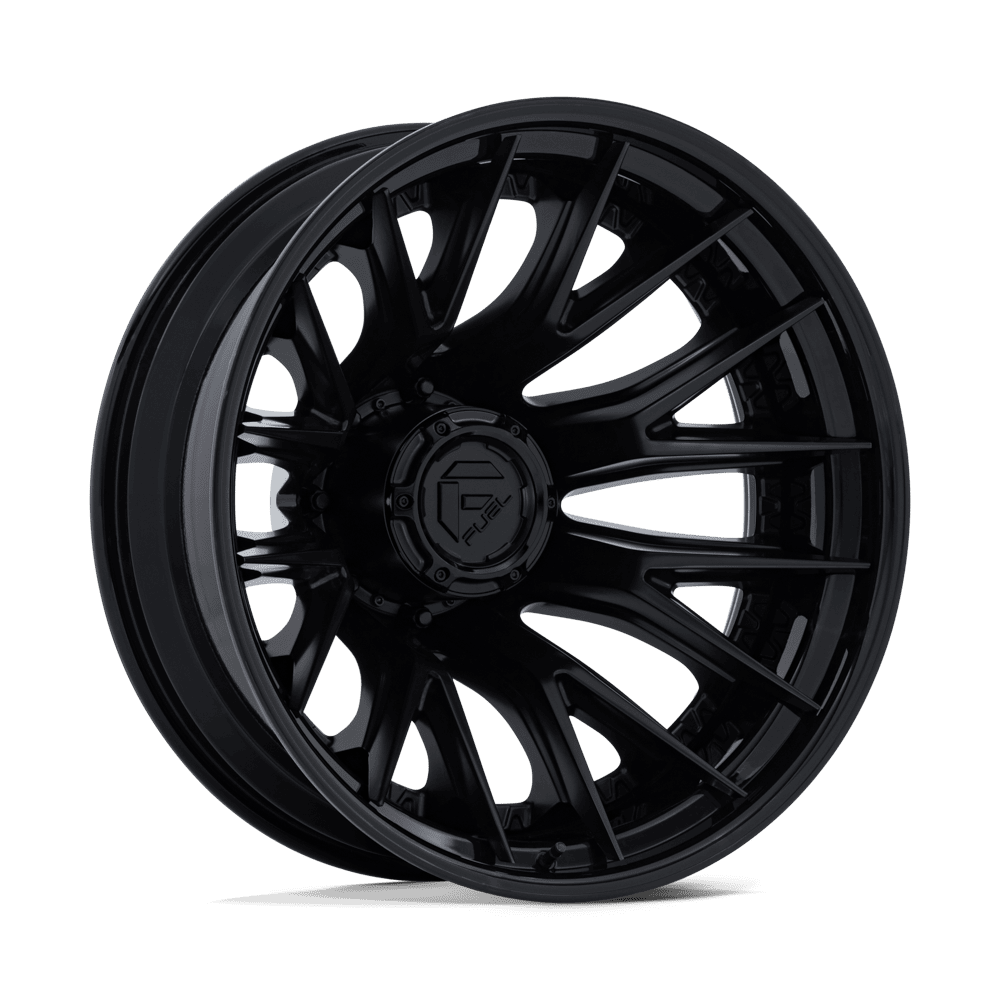 Fuel Off-Road D406 Catalyst Dually 24x8.25 8x210 -221 154.3 Matte Black Gloss Black Lip