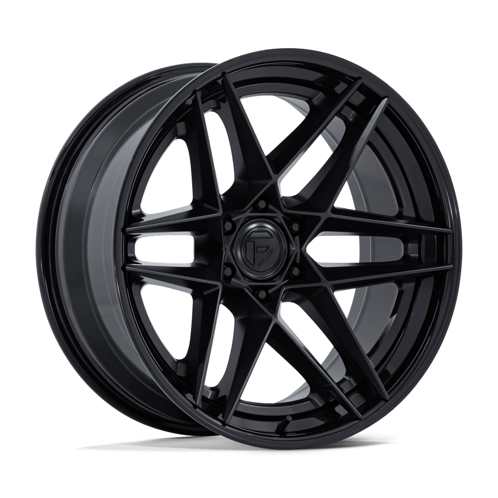 Fuel Off-Road Fc408 Flight 20x9 6x139.7 1 106.1 Matte Black Gloss Black Lip