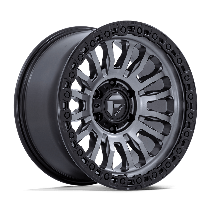 Fuel Off-Road FC857 Rincon 17x9 8x170 1 125.1 Matte Gunmetal With Black Lip