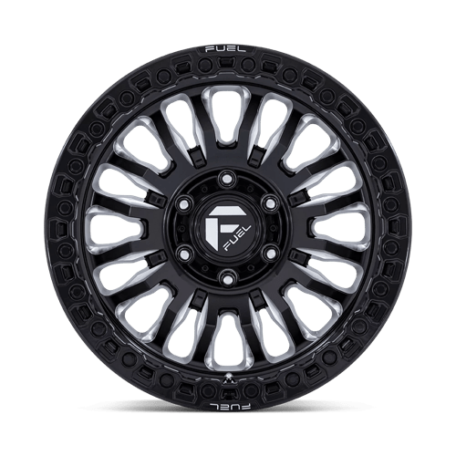 Carburant Off-Road FC857 Rincon 18x9 6x135 -12 87.1 Noir Brillant Fraisé