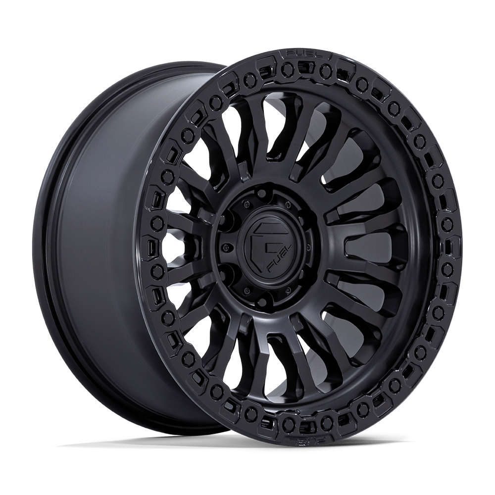 Carburant Off-Road FC857 Rincon 17x9 8x180 1 124.2 Noir Mat Avec Lèvre Noir Brillant